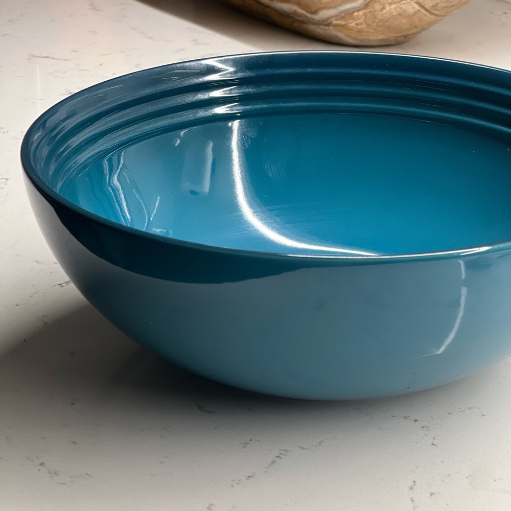 Le Creuset Teal Stoneware Bowl